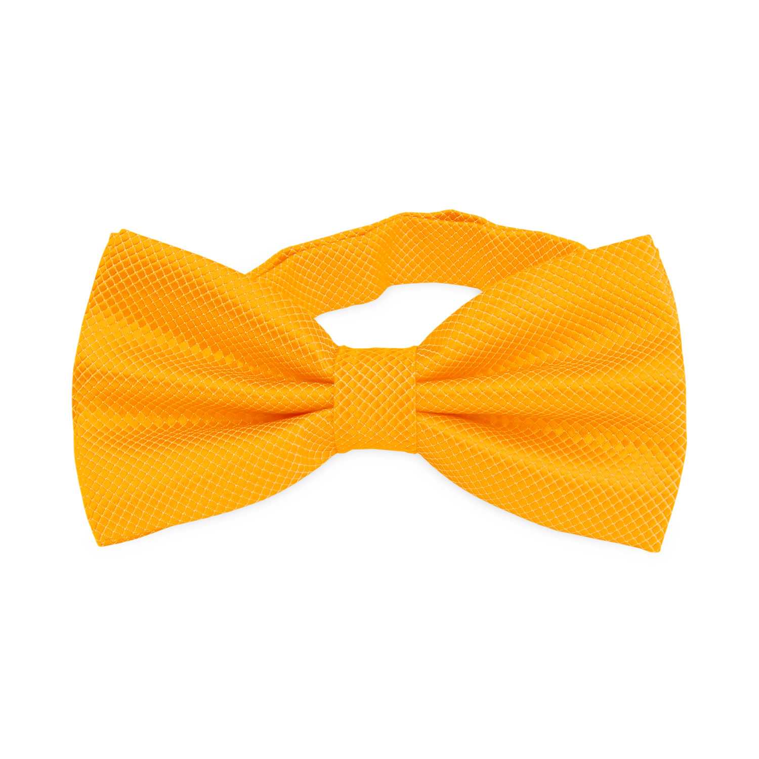 Pajarita Elegante a Cuadros para Hombre de color Amarillo Diseño Unicolor con Cierre de Gancho Clip Ajustable, 12cm x 6cm, Celebraciones, Fiestas, Trabajo, Bodas y Eventos