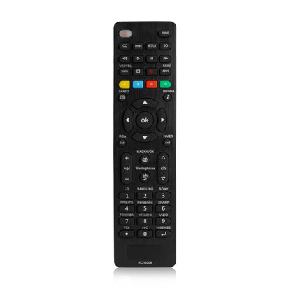 Mando a Distancia Universal RC-G008, para Televisor, Negro, Compatible con Smart TV