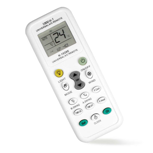 Mando Universal para Aire Acondicionado, 1000 Modelos Compatibles en 1 Mando , A/C Control Remoto Universal LCD Digital