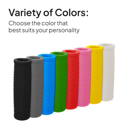 2x Empuñaduras de Goma para Manillar Patinete Eléctrico, Negro, Compatible con Xiaomi 1S / M365 / Essential / Pro / Pro 2