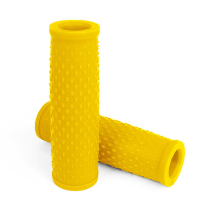 2x Empuñaduras de Goma para Manillar Patinete Eléctrico, Amarillo, Compatible con Xiaomi 1S / M365 / Essential / Pro / Pro 2