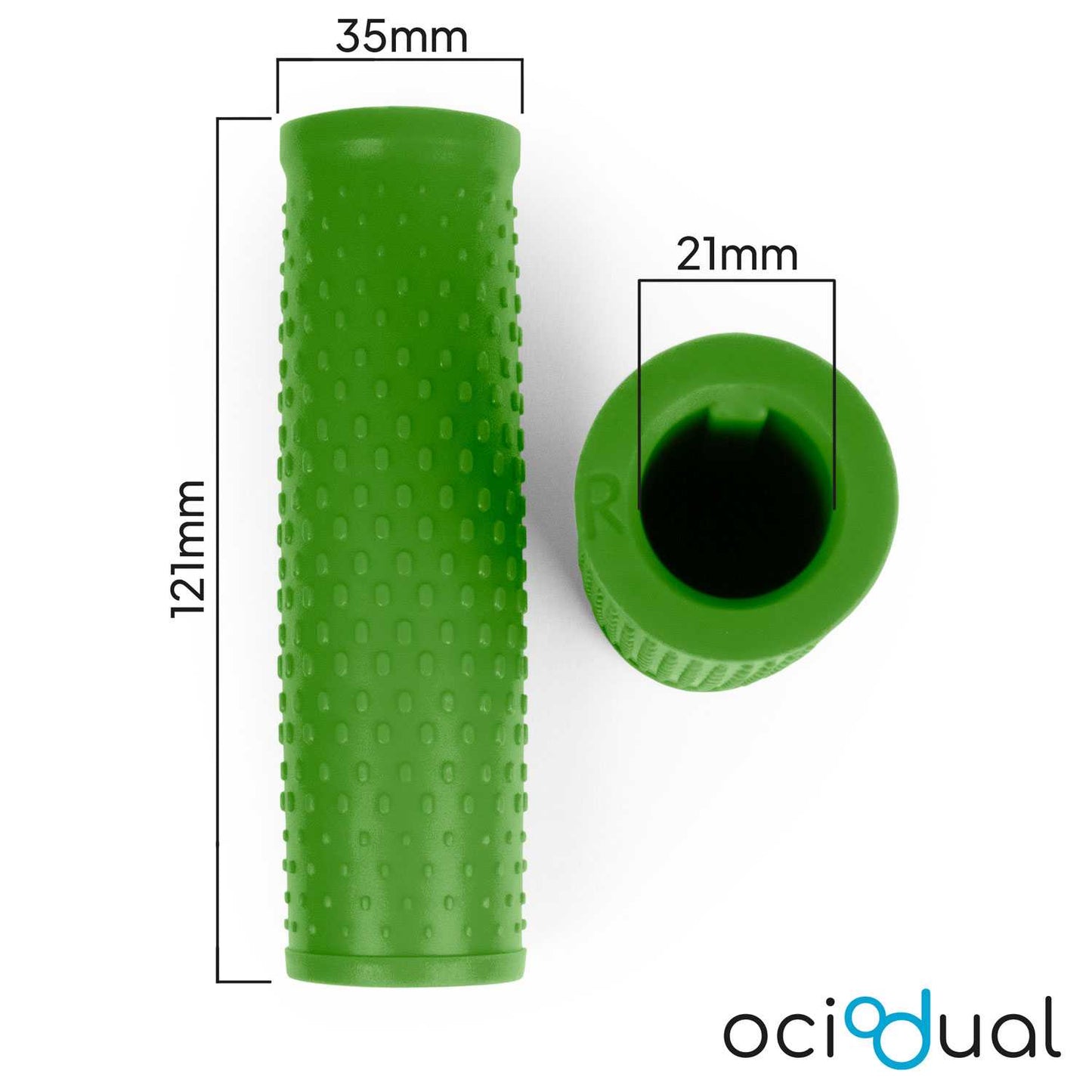 2x Empuñaduras de Goma para Manillar Patinete Eléctrico, Verde, Compatible con Xiaomi 1S / M365 / Essential / Pro / Pro 2