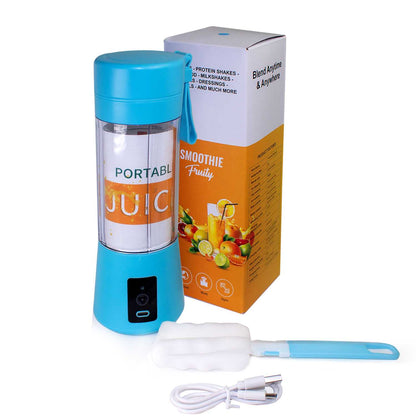 Licuadora Portátil para Smoothies, Milkshakes, Cócteles, Batidos de proteínas, Batidora para Zumos de 380 ML, Recargable USB-C