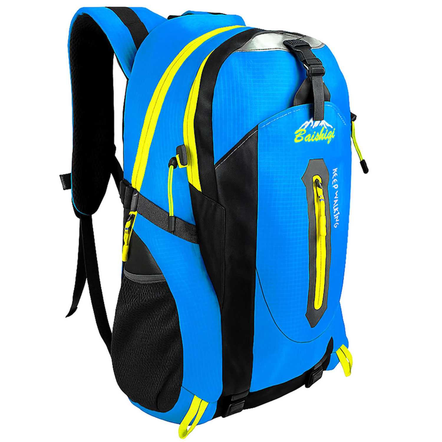 Mochila Senderismo 30L Azul Ligera Impermeable Mochila Viaje Supervivencia Plegable Mochila Mujer Camping Mochila Hombre