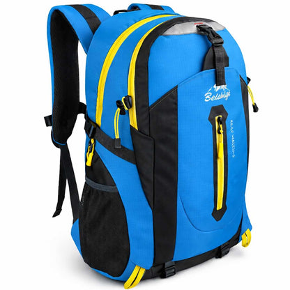 Mochila Senderismo 30L Azul Ligera Impermeable Mochila Viaje Supervivencia Plegable Mochila Mujer Camping Mochila Hombre