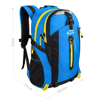 Mochila Senderismo 30L Azul Ligera Impermeable Mochila Viaje Supervivencia Plegable Mochila Mujer Camping Mochila Hombre