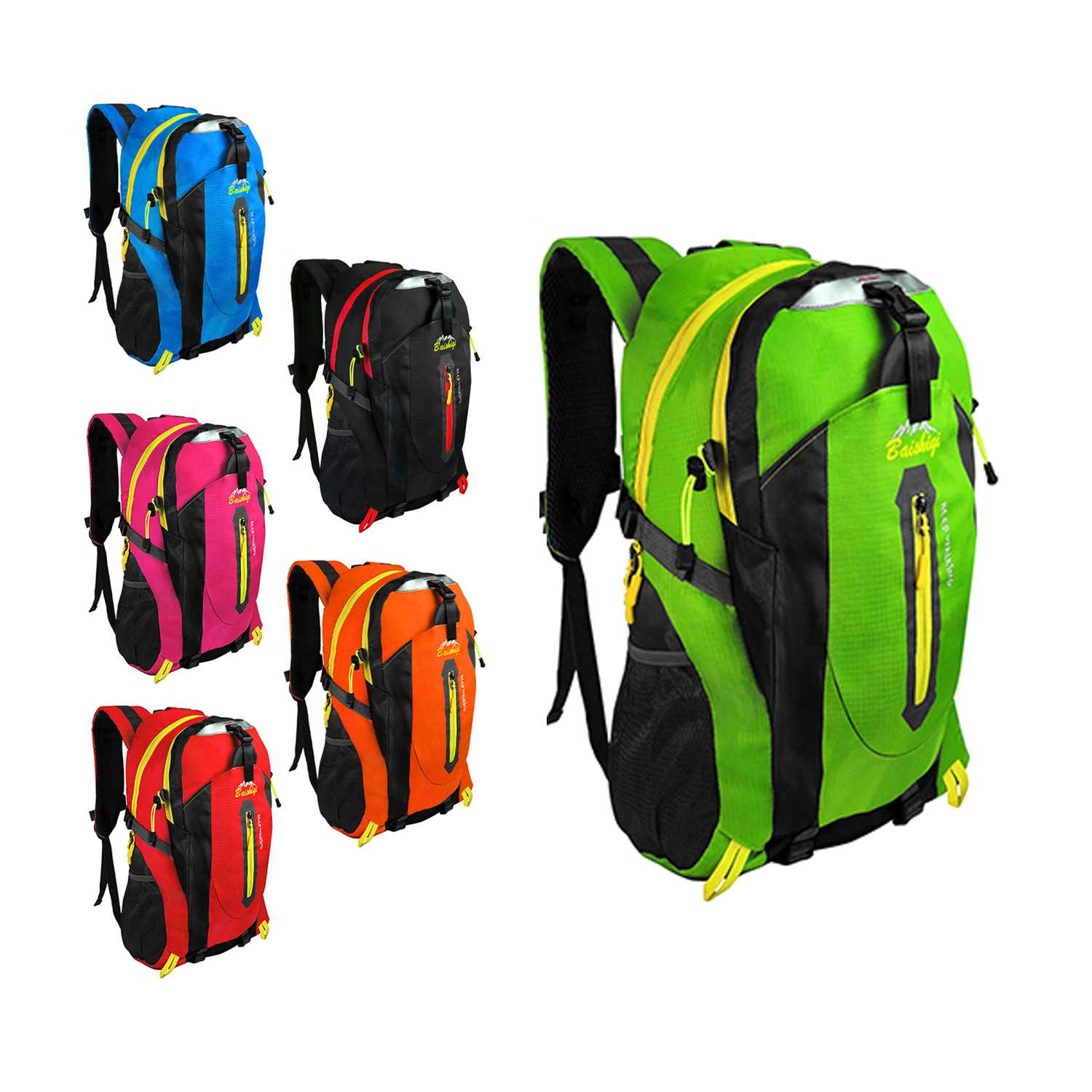 Mochila Senderismo 30L Verde Ligera Impermeable Mochila Viaje Supervivencia Plegable Mochila Mujer Camping Mochila Hombre