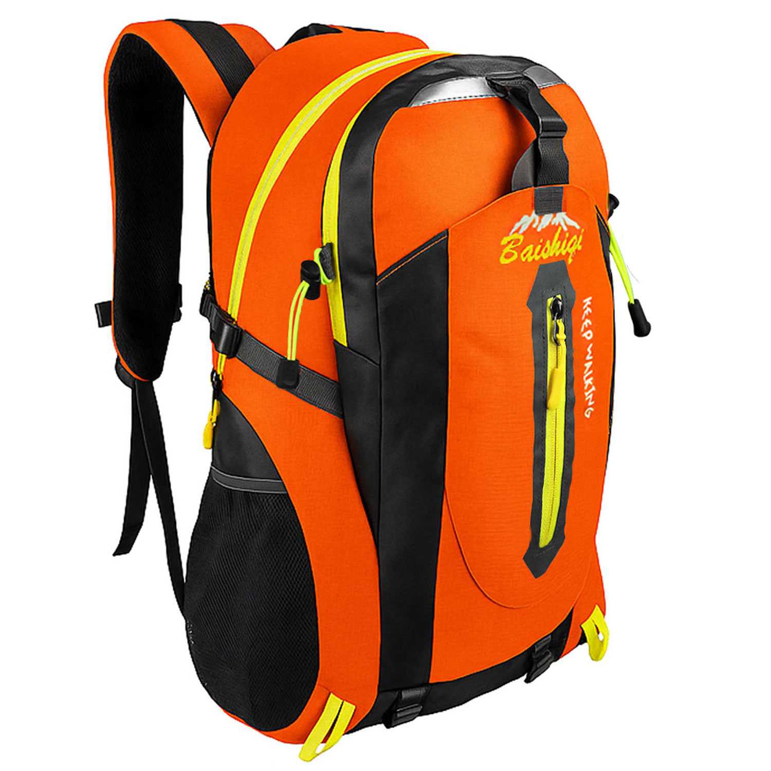Mochila Senderismo 30L Naranja Ligera Impermeable Mochila Viaje Supervivencia Plegable Mochila Mujer Camping Mochila Hombre