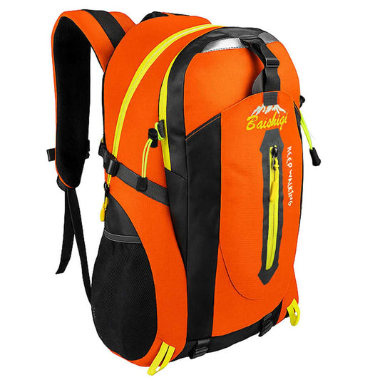 Mochila Senderismo 30L Naranja Ligera Impermeable Mochila Viaje Supervivencia Plegable Mochila Mujer Camping Mochila Hombre