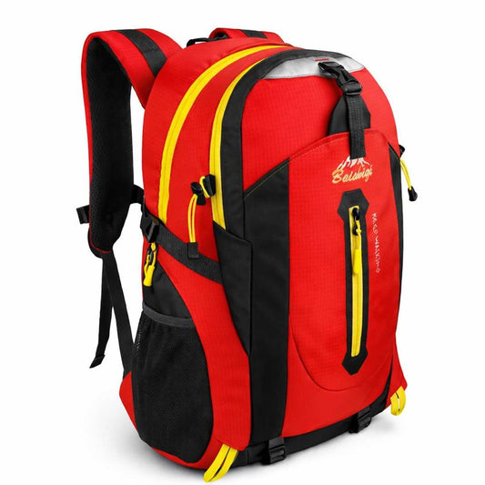 Mochila Senderismo 30L Rojo Ligera Impermeable Mochila Viaje Supervivencia Plegable Mochila Mujer Camping Mochila Hombre