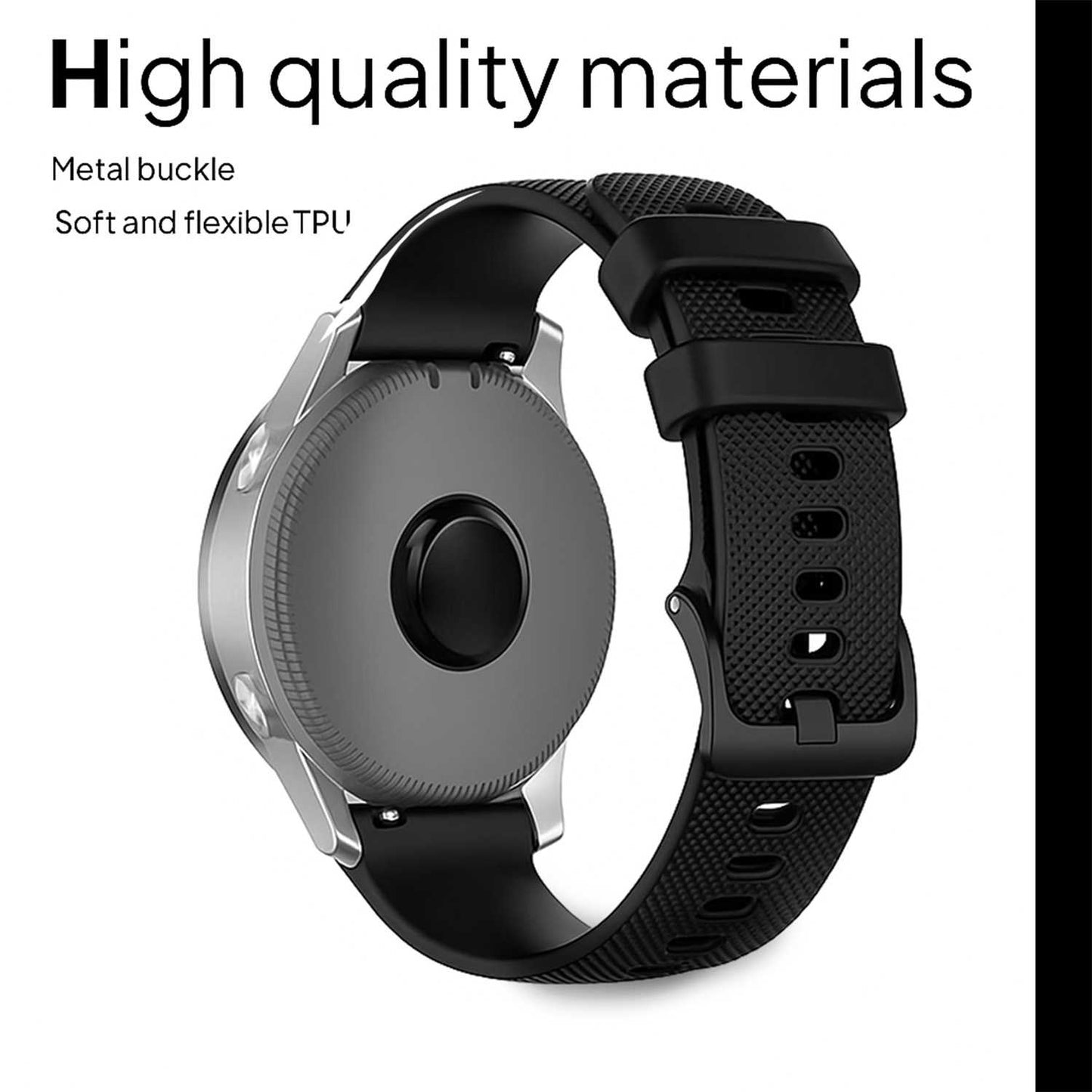 OcioDual 2 Piezas Correa Reloj 20mm, Correa Smartwatch, Liberación Rápida, Correas Reloj Inteligente, Recambios para Relojes