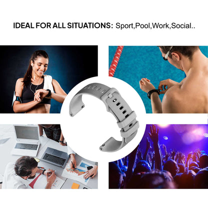 OcioDual 2 Piezas Correa Reloj 20mm, Correa Smartwatch, Liberación Rápida, Correas Reloj Inteligente, Recambios para Relojes