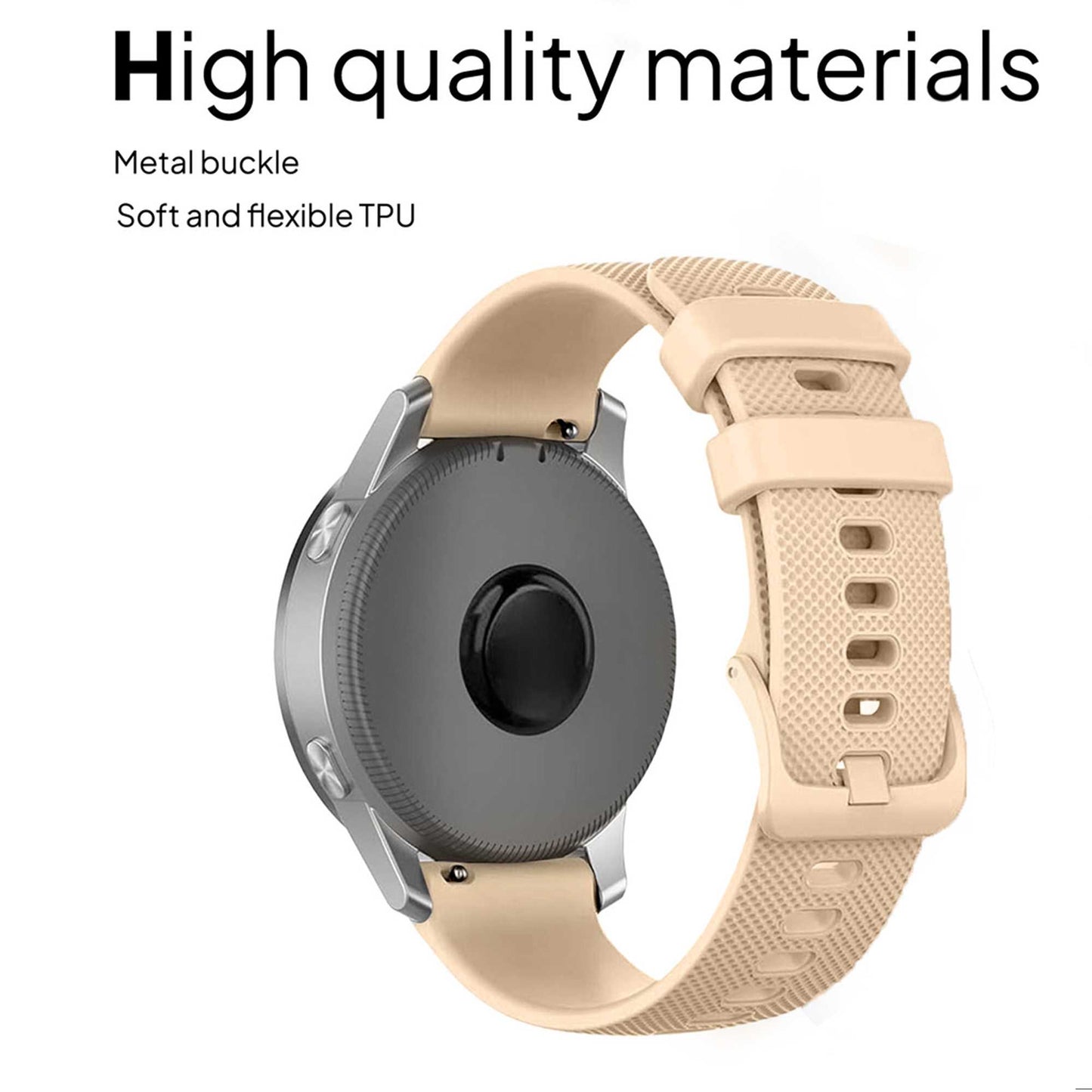 OcioDual 2 Piezas Correa Reloj 20mm, Correa Smartwatch, Liberación Rápida, Correas Reloj Inteligente, Recambios para Relojes