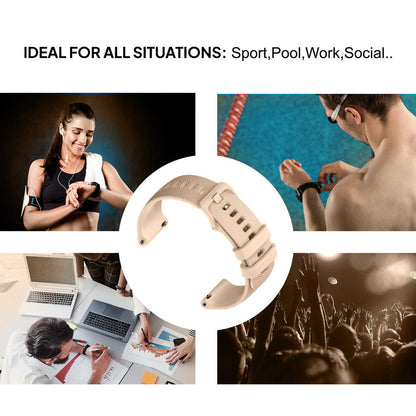 OcioDual 2 Piezas Correa Reloj 20mm, Correa Smartwatch, Liberación Rápida, Correas Reloj Inteligente, Recambios para Relojes