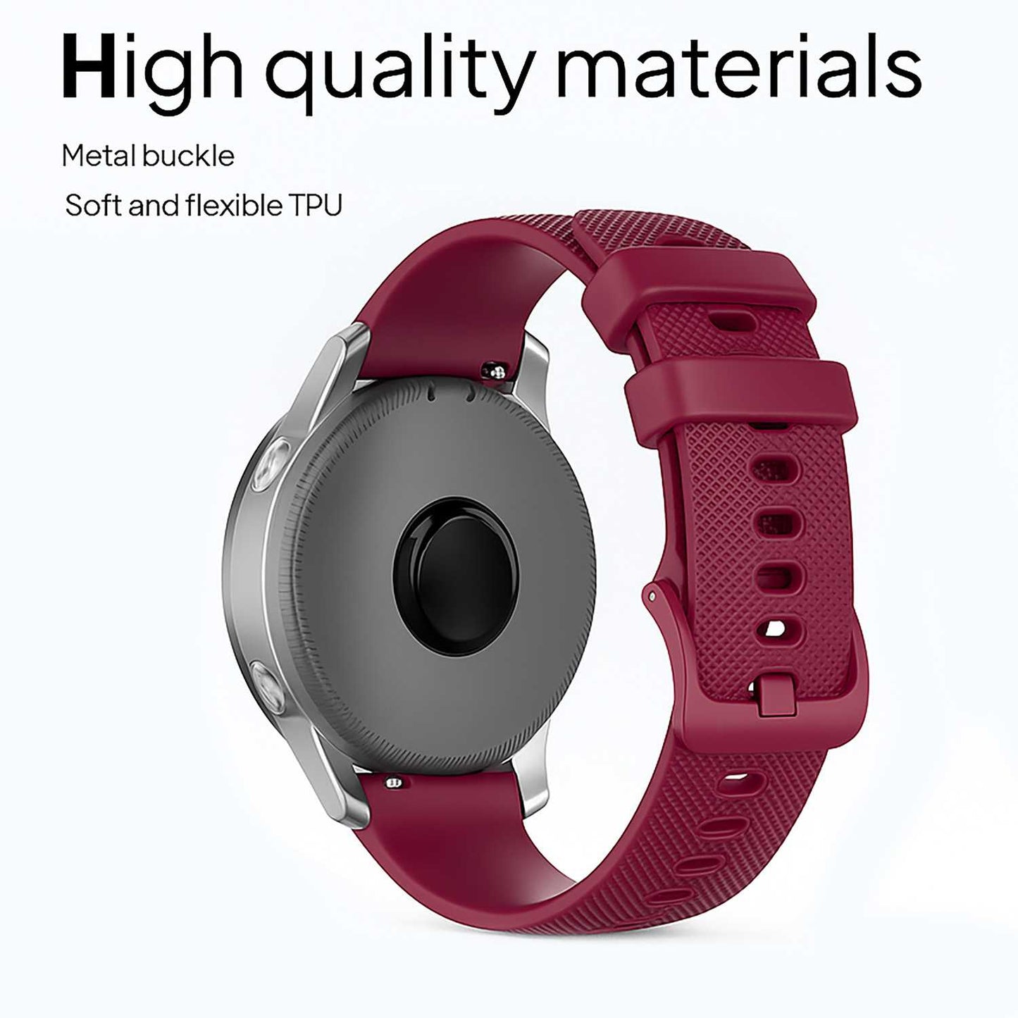 OcioDual 2 Piezas Correa Reloj 18mm, Correa Smartwatch, Liberación Rápida, Correas Reloj Inteligente, Recambios para Relojes