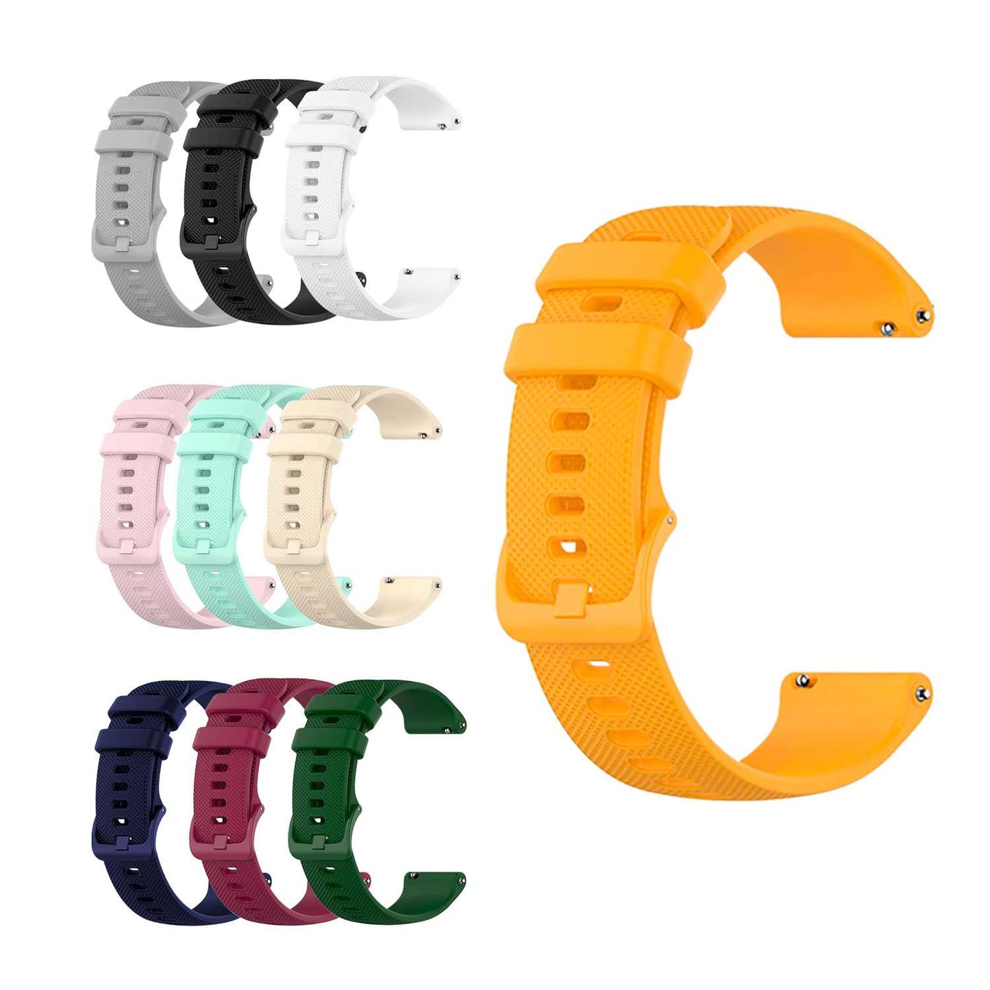 OcioDual 2 Piezas Correa Reloj 18mm, Correa Smartwatch, Liberación Rápida, Correas Reloj Inteligente, Recambios para Relojes