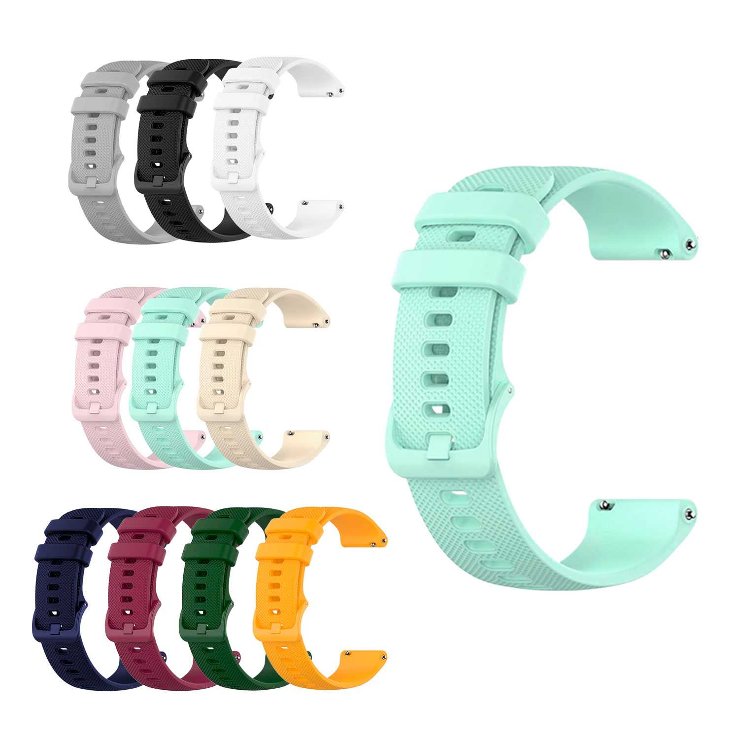 OcioDual 2 Piezas Correa Reloj 18mm, Correa Smartwatch, Liberación Rápida, Correas Reloj Inteligente, Recambios para Relojes