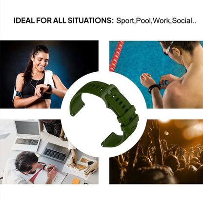 OcioDual 2 Piezas Correa Reloj 18mm, Correa Smartwatch, Liberación Rápida, Correas Reloj Inteligente, Recambios para Relojes