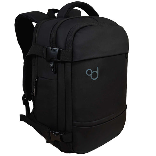 Mochila de Viaje Compacta y Expandible 40×30×17cm a 40×30×20cm, Ideal para Cabina, Apertura Tipo Maleta 180º