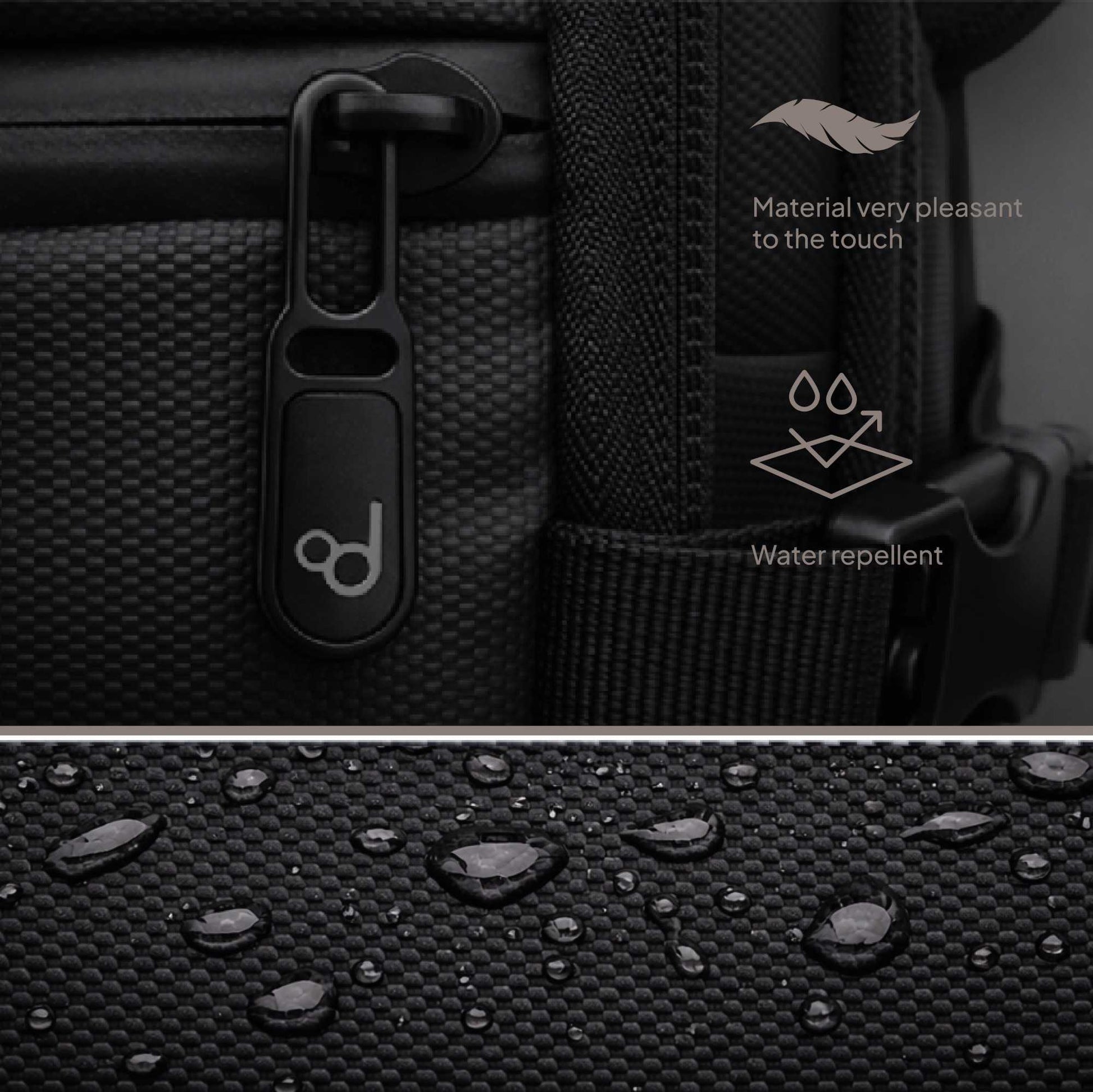 Mochila de Viaje Compacta y Expandible 40×30×17cm a 40×30×20cm, Ideal para Cabina, Apertura Tipo Maleta 180º