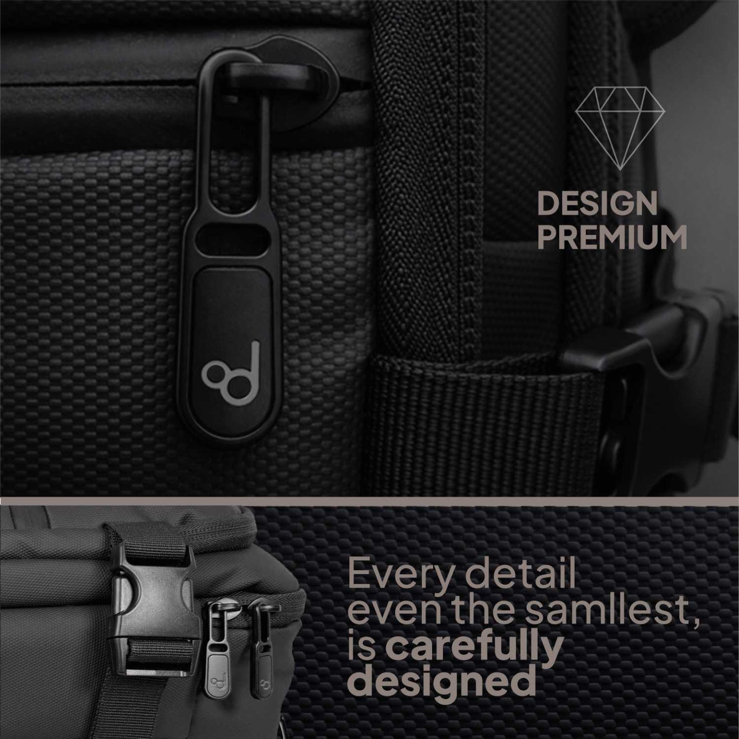 Mochila de Viaje para Cabina 55x40x20 Expandible, Ligera y Resistente. Evita Recargos