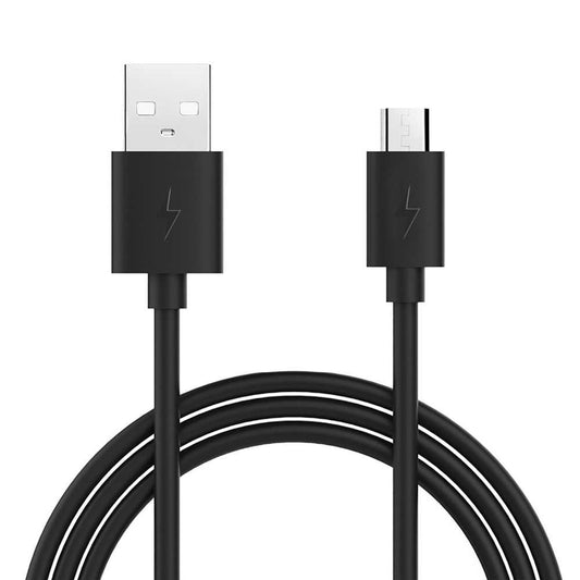 Cable 1m USB a Micro B Cargar y Transferencia de Datos Negro para Smartphones Telefonos Tablets
