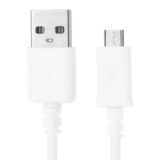 Cable de carga y datos USB a micro USB blanco