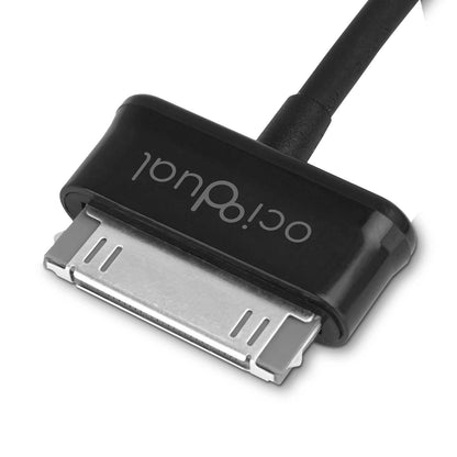 Cable de Carga y Transferencia de Datos USB Negro para Samsung Galaxy Tab 2 10.1 P5100 Cargador