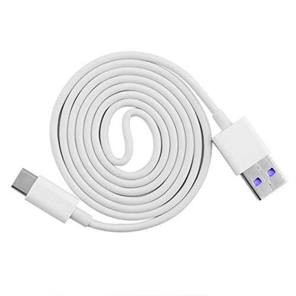 Cable de Carga Ultra Rápida y Datos 5A Cargador Rápido Quick Super Charge Blanco para Smartphones Tablets