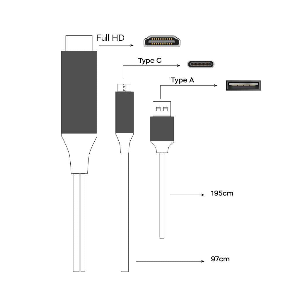 Cable Adaptador 4K de USB Tipo C a HDTV con Alimentacion Blanco para Ordenadores Portatiles Laptops TV HDTV Smartphones con modo DP ALT S22 S21 S20 S10 S9 S8 P40 P30 P20 Conversor Toma de Carga