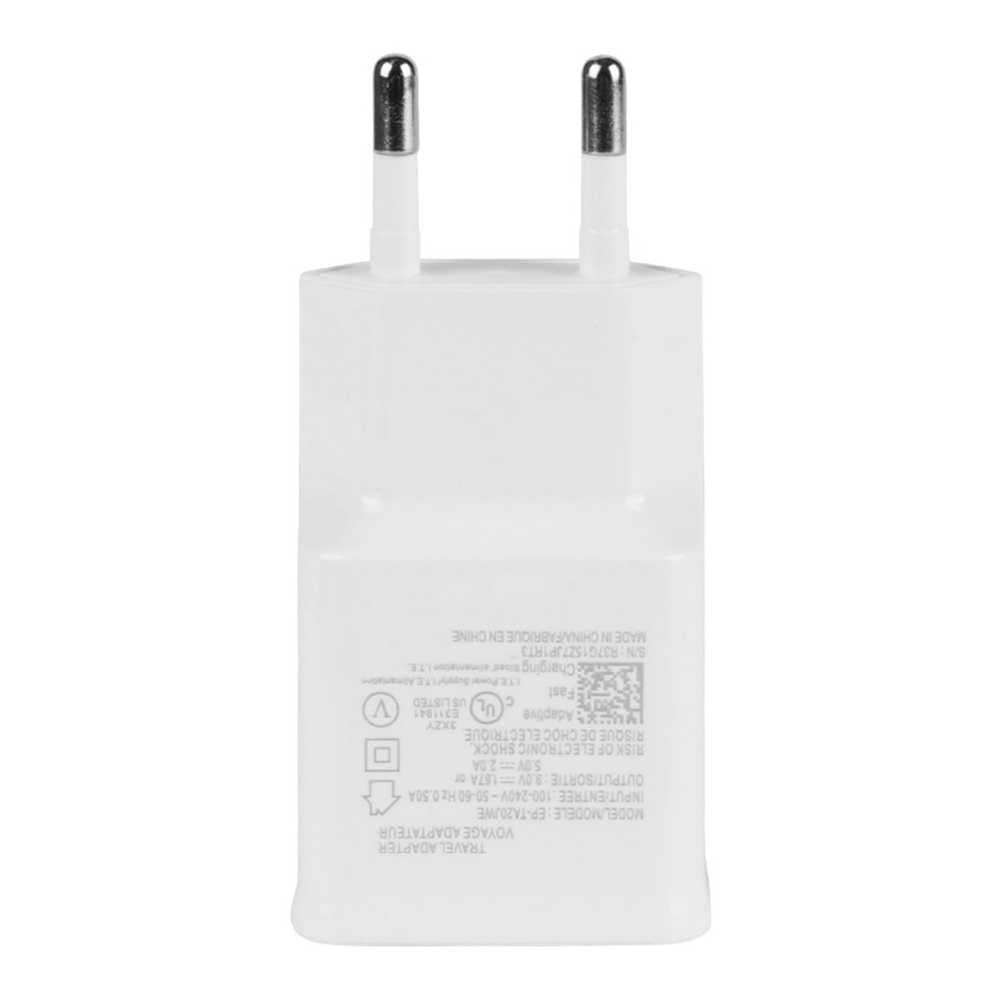 Cargador Plano Triple 3x USB de Pared 2A para Móviles Smartphone Blanco EU Wall 2 Pin Plug Adapter Phones Tablets
