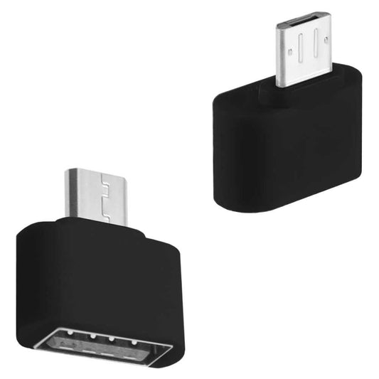 Mini Adaptador Micro USB a USB 2.0 OTG Android para Smartphones Tablets Samsung Negro
