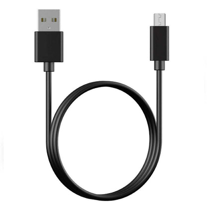 Cable Micro USB Conector Largo 8 mm 1 m Clavija Larga Negro para Blackview Bluboo Homtom Oukitel Samsung Xiaomi Huawei