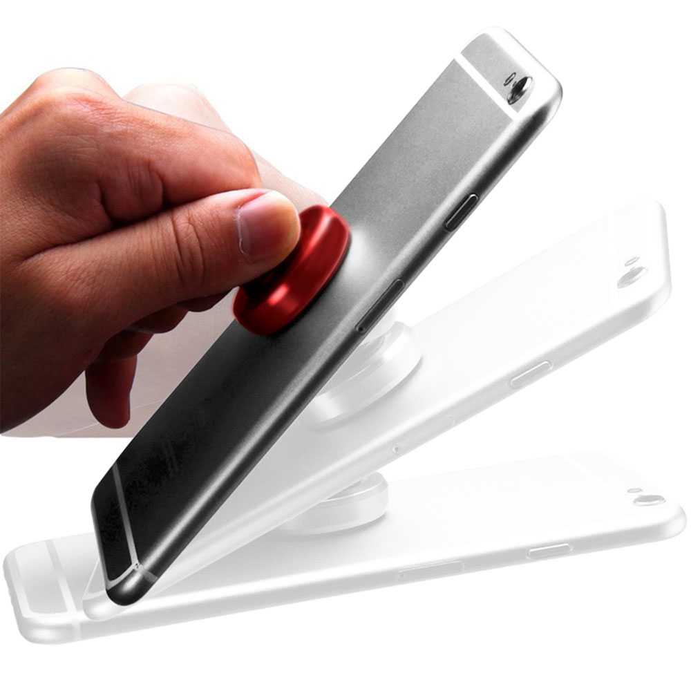 Soporte Magnetico para Rejilla de Coche con Iman Potente Telefono GPS Rojo