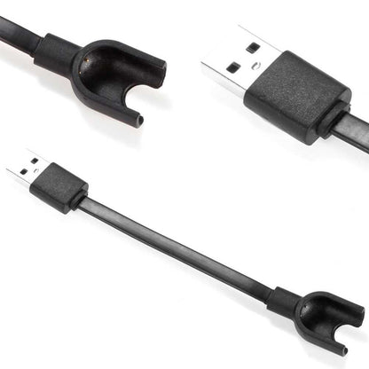 Cable USB Cargador Dock Compatible con Reloj Xiaomi Mi Band 2 Smartwatch Negro