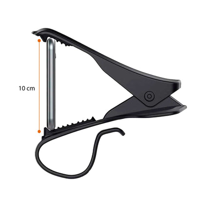 Pinza Soporte de Salpicadero de Coche para Movil Universal Car Mount Clip Negro