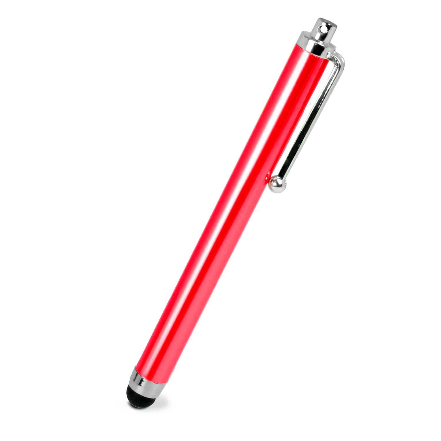 Lápiz para Pantalla Táctil, Lápiz Capacitivo Rojo para Tablet/iPad/iPhone/Smartphone/Android/IOS, Bolígrafo Táctil