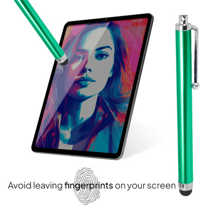 Lápiz para Pantalla Táctil, Lápiz Capacitivo Verde para Tablet/iPad/iPhone/Smartphone/Android/IOS, Bolígrafo Táctil