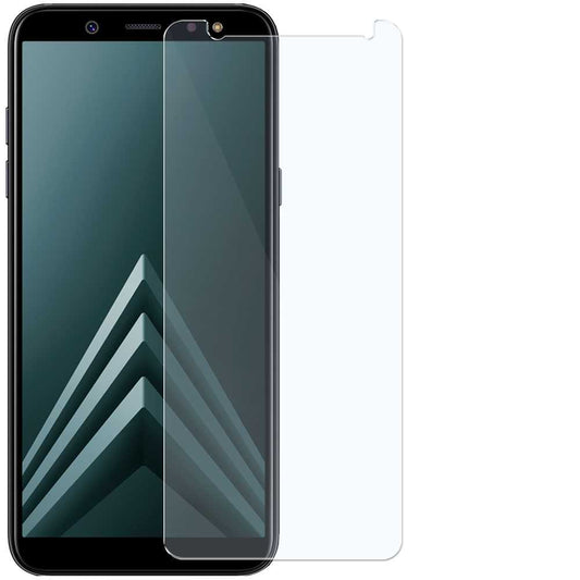 Protector de Pantalla para Samsung Galaxy A6 2018 Cristal Templado Premium 9H 2.5D Vidrio Plano Anti Golpes Arañazos