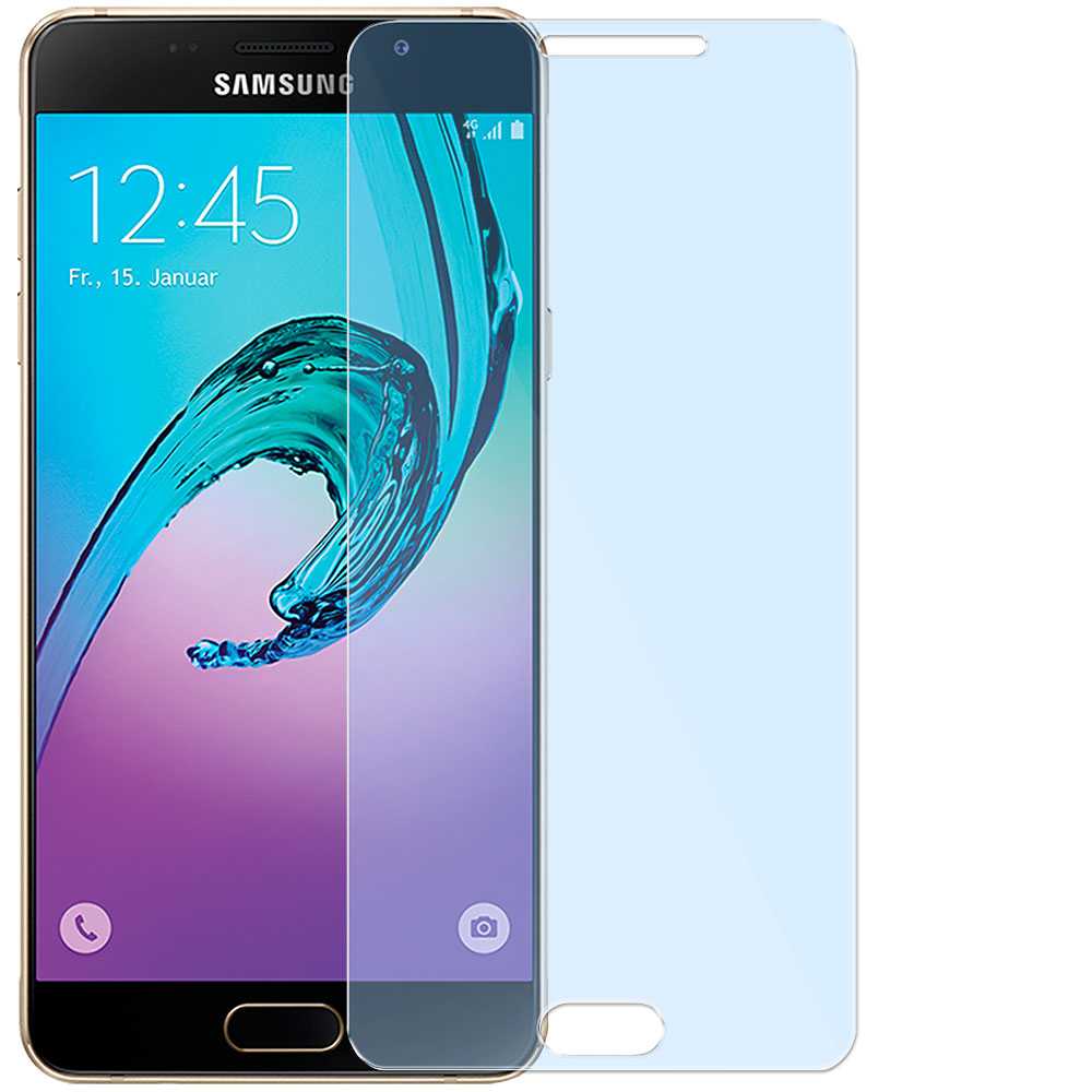 Protector de Pantalla Cristal Templado Premium Compatible con Samsung Galaxy A7 2016 Vidrio Plano 9H Anti Arañazos