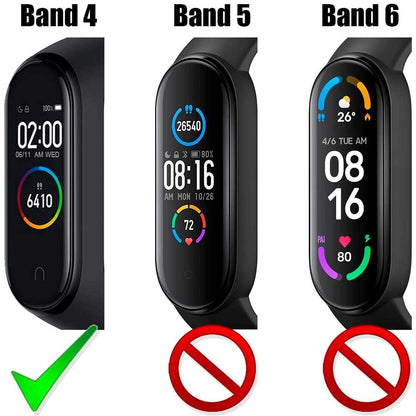 Correa de Repuesto Compatible con Xiaomi Mi Smart Band 3 4 Turquesa Recambio Silicona Suave Flexible Pulsera Brazalete