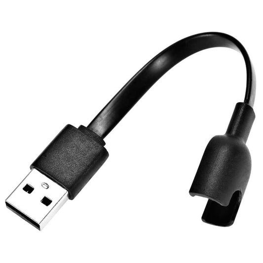 Cable USB Cargador y Transferencia de Datos Dock Carga Sincronizacion Negro para Reloj inteligente Xiaomi Mi Band 3