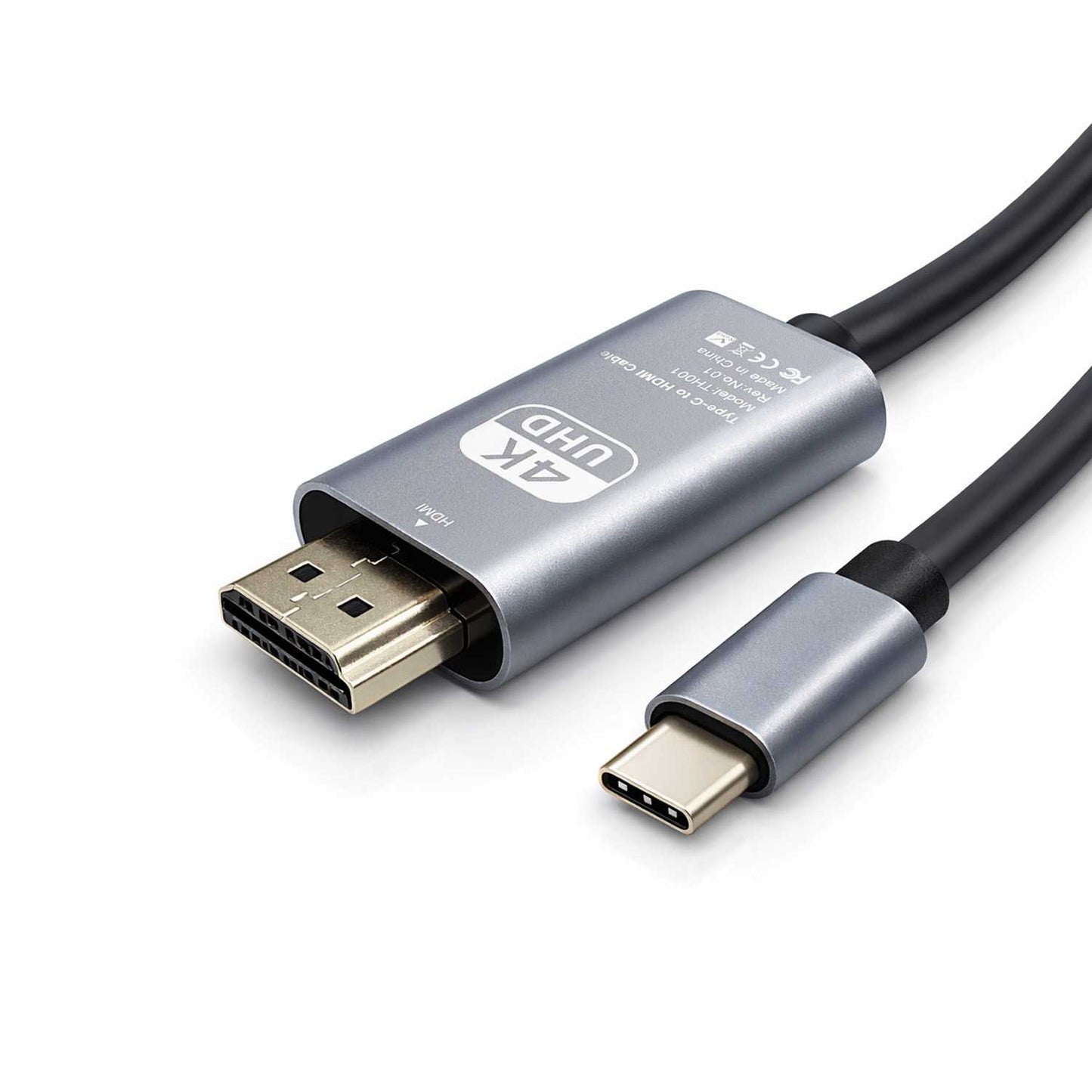 Cable USB C 3.1 a HDTV 2.0 Macho Full HD 4K XHD 60Hz TV Compatible con Sam Galax S21 S20 S10 S9 S8 Huaw P40 P30 P20