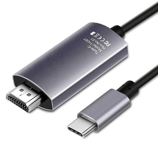 Cable USB C 3.1 a HDTV 2.0 Macho Full HD 4K XHD 60Hz TV Compatible con Sam Galax S21 S20 S10 S9 S8 Huaw P40 P30 P20