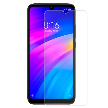 Protector de Pantalla para Xiaomi Redmi 7 Cristal Templado Plano 9H 2.5D 0,3mm Premium Vidrio Anti Golpes Arañazos