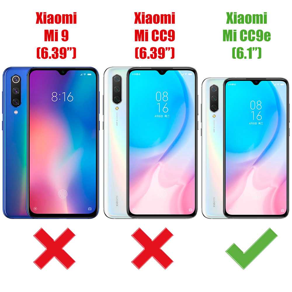Funda TPU Gel ShockProof Bordes Reforzados Antichoques para Xiaomi Mi A3/CC9e Clear TPU Gel Silicone ShockProof Antishock Case