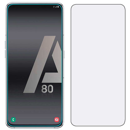 Protector Completo de Pantalla Hidrogel Compatible con Samsung Galaxy A80 Lámina Película Protectora Antihuellas