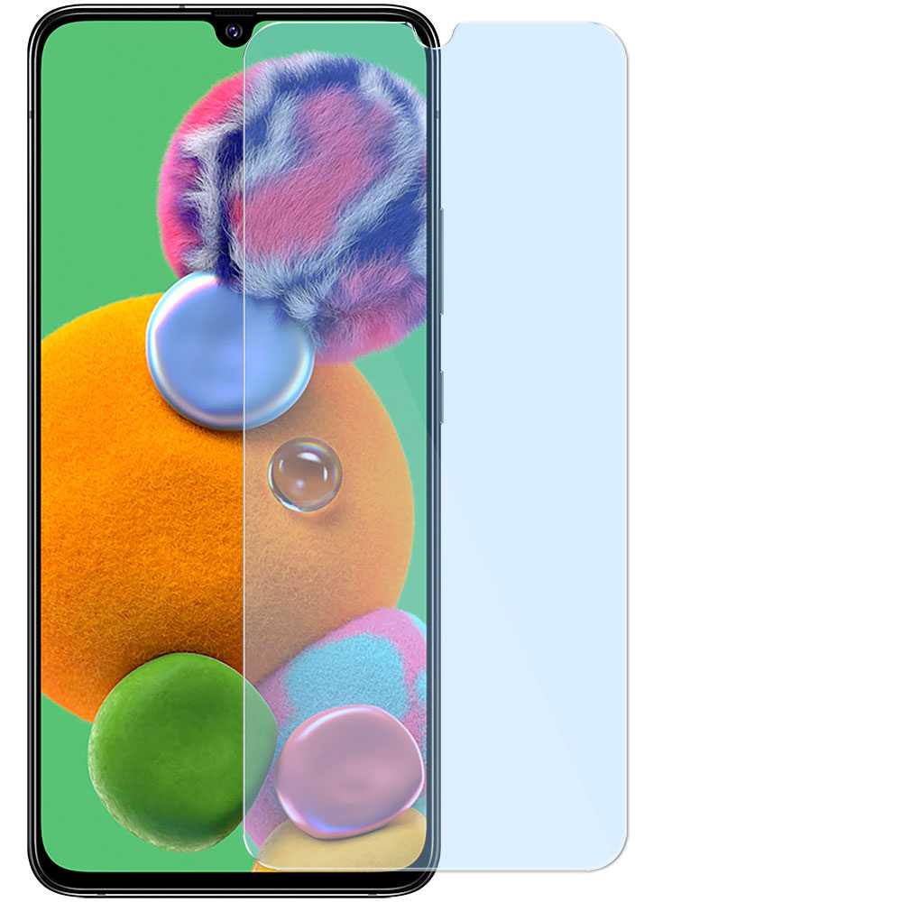 Protector de Pantalla para Samsung Galaxy A90 Cristal Templado 0,3mm 9H 2.5D Plano Vidrio Anti Golpes Arañazos Premium