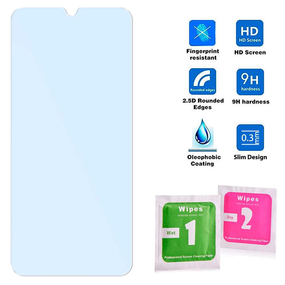 Protector de Pantalla para Samsung Galaxy A90 Cristal Templado 0,3mm 9H 2.5D Plano Vidrio Anti Golpes Arañazos Premium