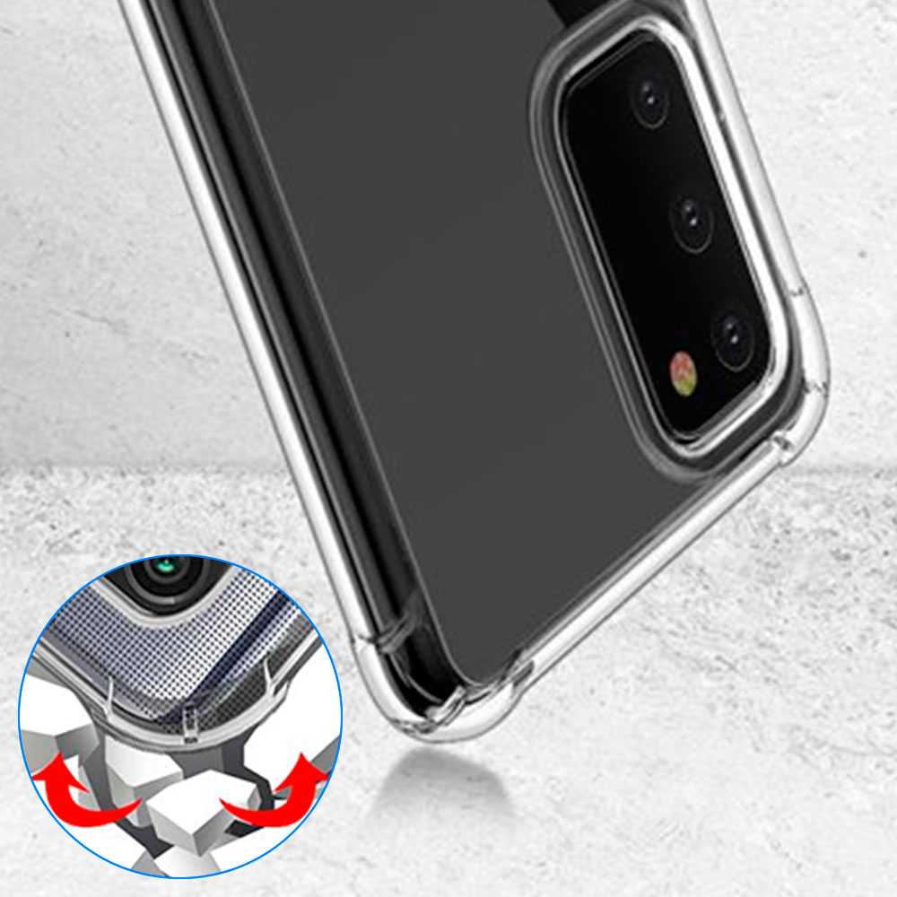 Funda de TPU para Samsung Galaxy S20/5G Esquinas Reforzadas ShockProof Anti Golpes Arañazos Carcasa Bumper